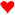 ikona serce w15 red